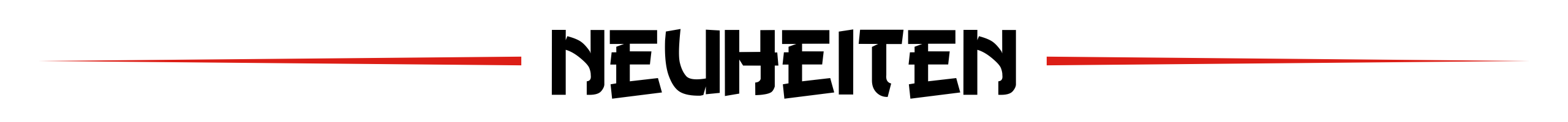 Neuheiten