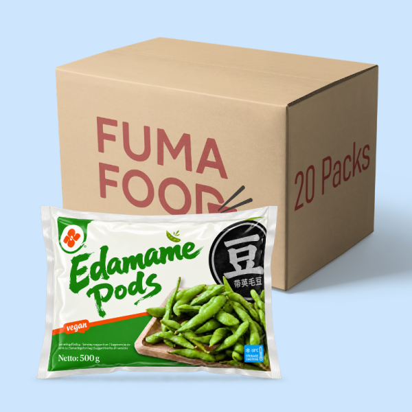 Edamame in the pod, 20 x 500 g carton