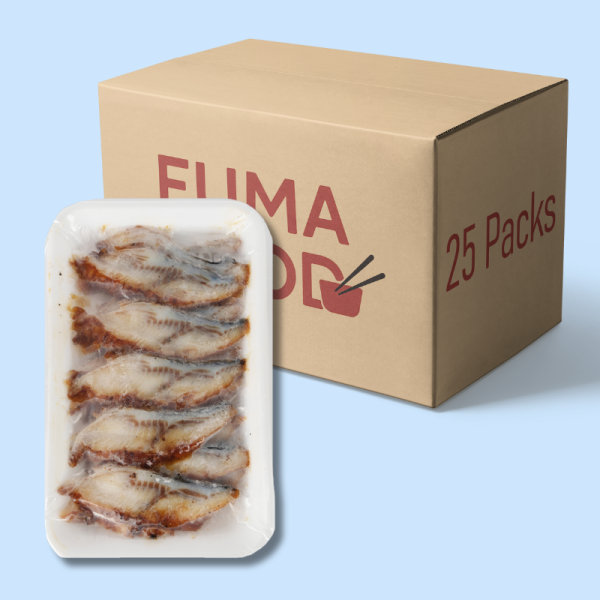 Takori Eel Slices with 15% Sauce, 25 x 160g carton