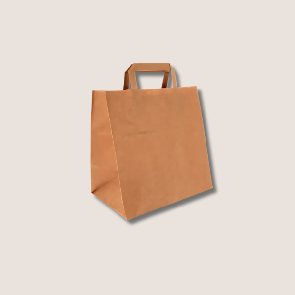 Brown Paper Tote Bags (26 x 17 x 25 cm) – 250 pieces