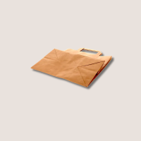 Brown Paper Tote Bags (26 x 17 x 25 cm) – 250 pieces