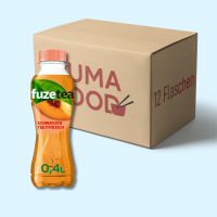 Fuze Tea Black Tea Peach 12 x 400 ml (plus deposit)