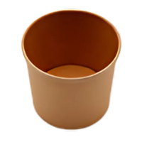32 oz. cardboard soup cups, 118 mm diameter, kraft brown,...