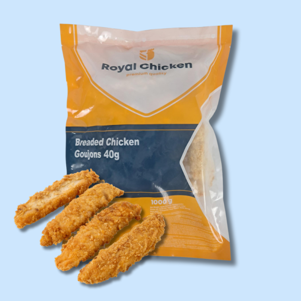 Royal Chicken Breaded Chicken Goujons 1 kg