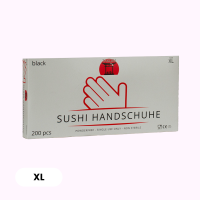 Takori TPE Sushihandschuhe XL Schwarz 10x200Stück...