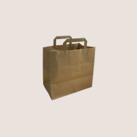 Brown XL Paper Carrying Bags (32+21.5x27 cm) 250 pieces