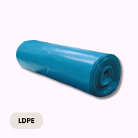 LDPE-Müllbeutel 120l Blau Extra Reissfest 5ROL